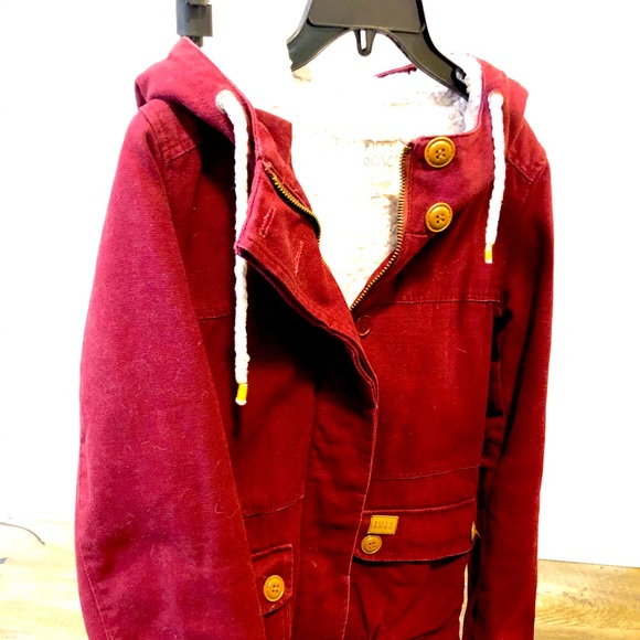 Women’s billabong rad red Fleece jacket - Picture 2 of 2